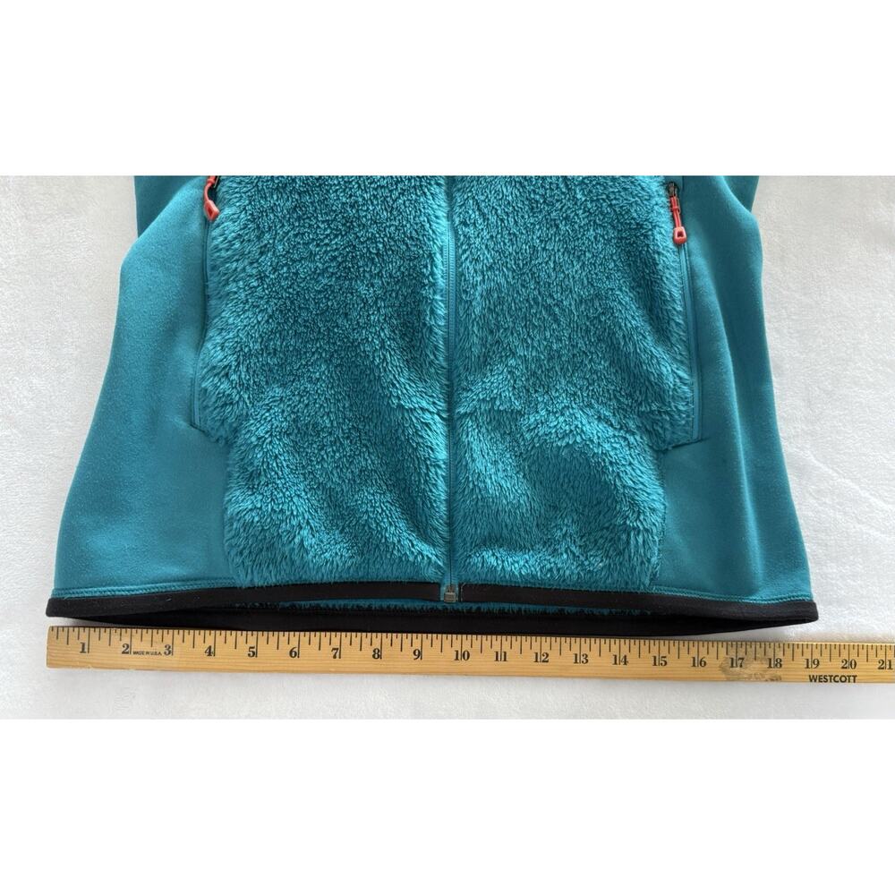 Patagonia Women's R3 Hi-Loft Hoodie Fleece Jacket Turquoise Size M Full Zip - Picture 16 of 16
